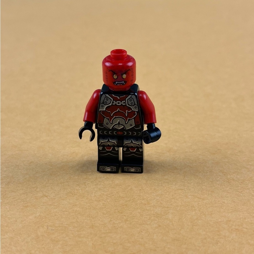 LEGO Nexo Knights Flamethrower Minifigure Scrapes on Face 2”